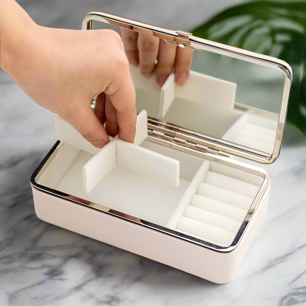 Large Capacity PU Jewelry Storage Box