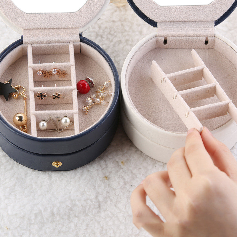 Portable Three-Layer Jewelry Organizer