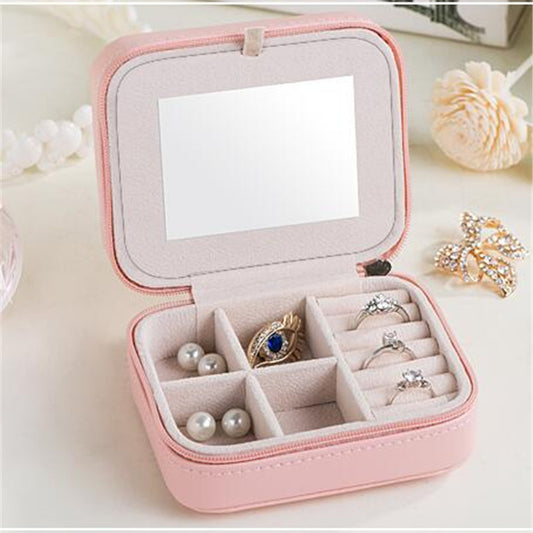 Compact Travel Jewelry Storage Case