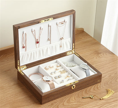 Classic Solid Wood Jewelry Box