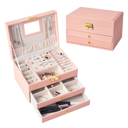 Multifunctional Large Capacity Storage Jewelry Box