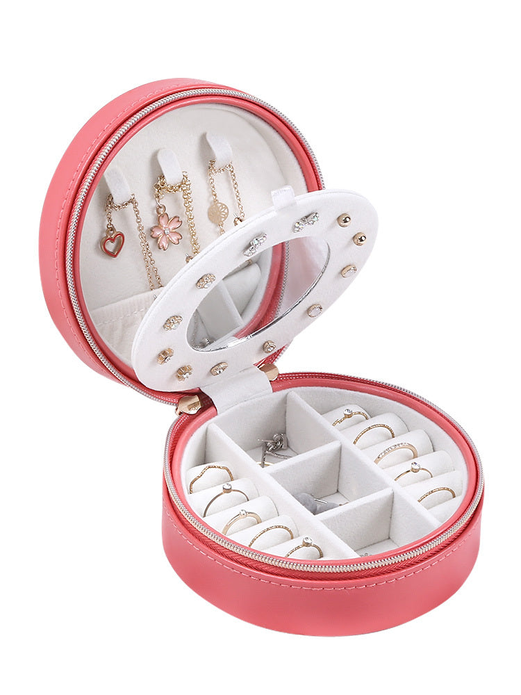 Compact Jewelry Storage Organizer for Necklaces, Rings, Bracelets, and Earrings