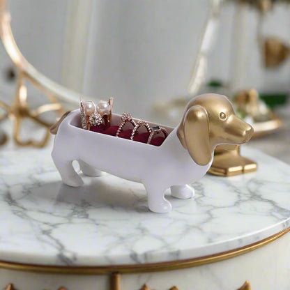 Dachshund Ring Holder Jewelry Box