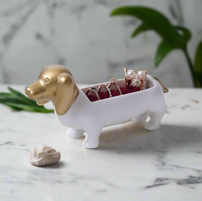 Dachshund Ring Holder Jewelry Box