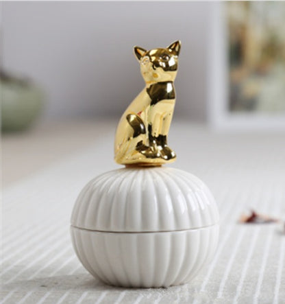 Animal Figurine Jewelry Decor Box