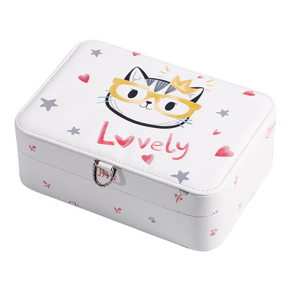 Cartoon Large Capacity Jewelry Storage Box