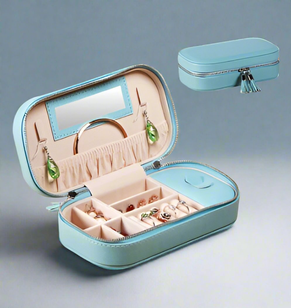 Portable PU Jewelry Storage Box