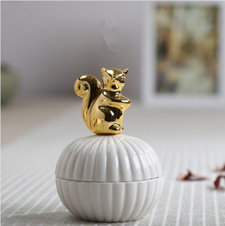 Animal Figurine Jewelry Decor Box