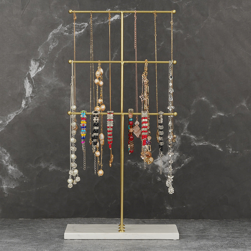 Marble Foundation 3T Jewelry Display Stand