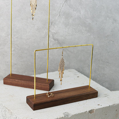 Walnut Jewelry Display Stand