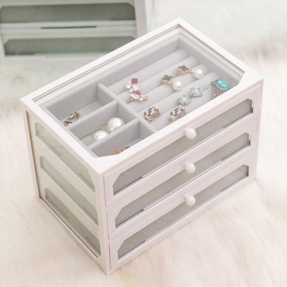 Three-Layer Earring & Necklace Display Box