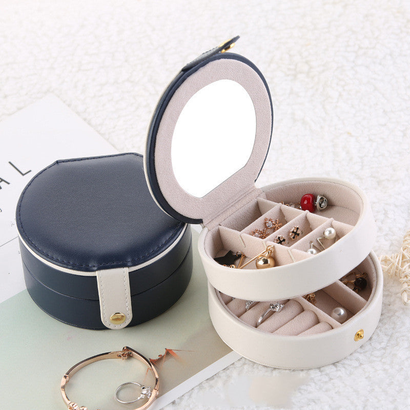 Portable Three-Layer Jewelry Organizer