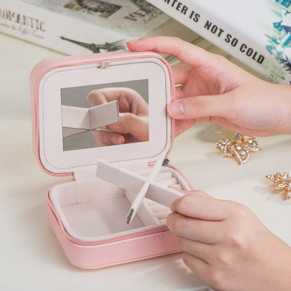 Compact Travel Jewelry Storage Case