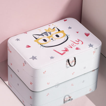 Cartoon Large Capacity Jewelry Storage Box