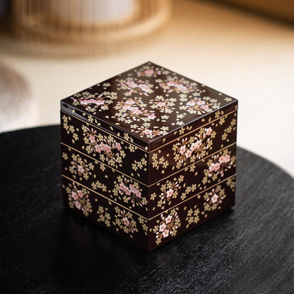 Japanese-Style Multi-Layer Resin Jewelry Box