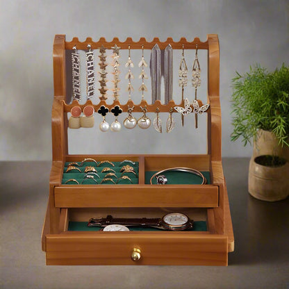 Home Wooden Chic Jewelry Storage Box