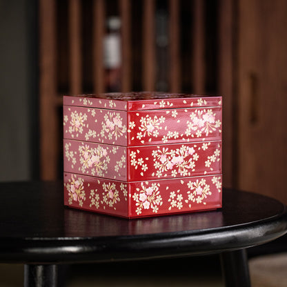 Japanese-Style Multi-Layer Resin Jewelry Box