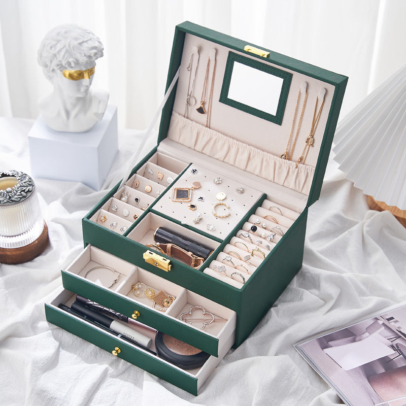 Multifunctional Large Capacity Storage Jewelry Box